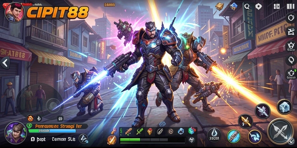 Tampilan gameplay <strong>CIPIT88</strong> yang menegangkan dan menantang.