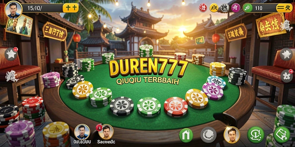 Screenshot gameplay QiuQiu DUREN777 yang mengasyikkan.