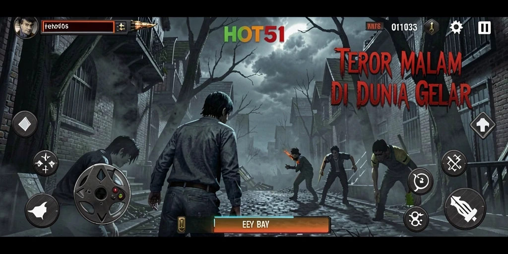 Gameplay HOT51 yang mencekam dengan suasana horror yang intens.