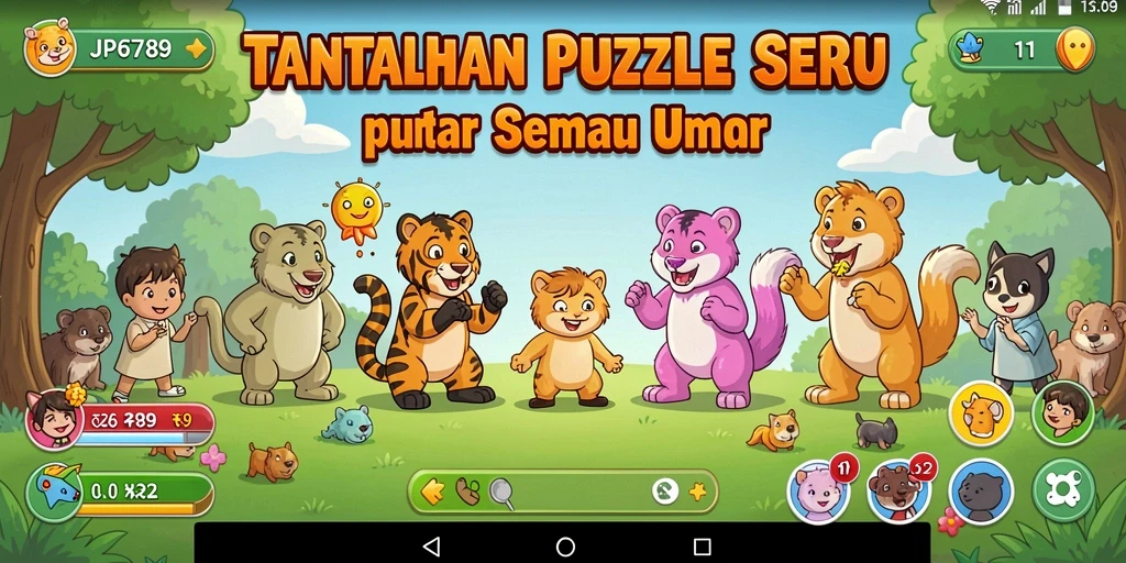 Tampilan gameplay menarik dari JP6789 yang menantang kemampuan berpikir.