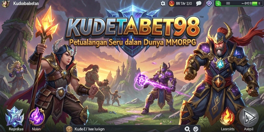 Screenshot gameplay menampilkan aksi seru dalam KUDETABET98.