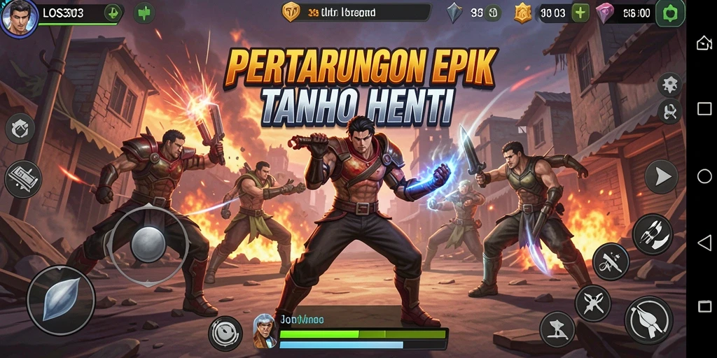 Tampilan menegangkan dari pertarungan epik di LOS303.