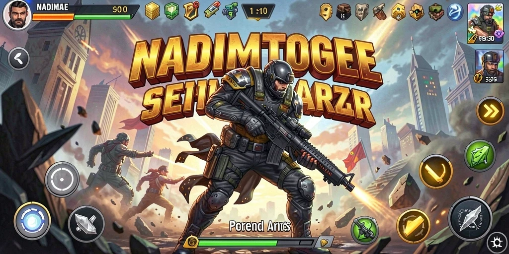 Tampilan gameplay menegangkan dari NADIMTOGEL dengan aksi penuh adrenalin.