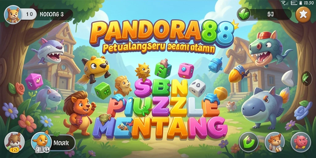 Tampilan gameplay menarik PANDORA88 dengan berbagai teka-teki.