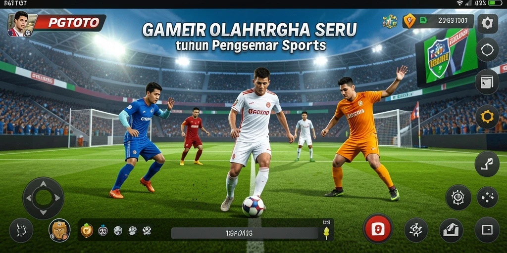 Screenshot gameplay PGTOTO menampilkan aksi seru dalam olahraga.