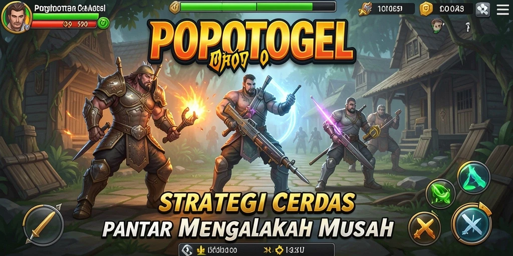 Tampilan gameplay <strong>POPOTOGEL</strong> yang intens dan strategis.