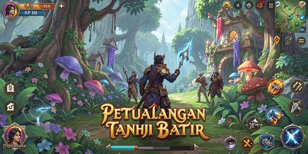 Tampilan gameplay RT8 yang menakjubkan dan interaktif.
