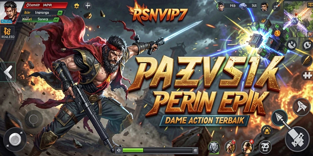 Gameplay RSNVIP7 yang penuh aksi dan seru terlihat jelas.