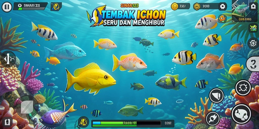 Gameplay seru Tembak Ikan di SINAR123.