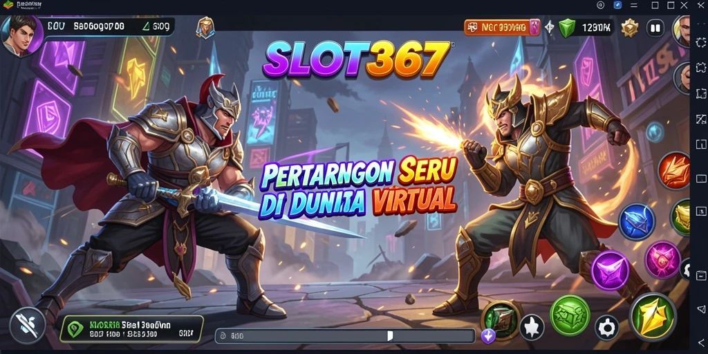 Tampilan layar saat pertarungan seru di SLOT367.