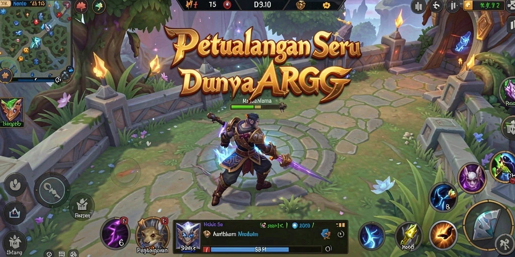 Tampilan gameplay ARPG yang menakjubkan di T6.