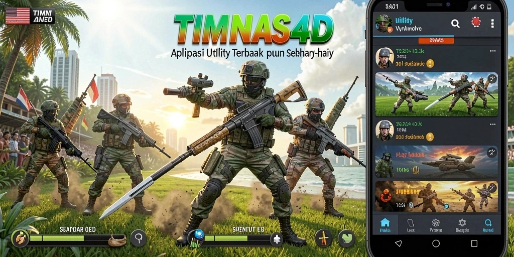 Tampilan utama TIMNAS4D dengan semua fitur yang mudah dijangkau.